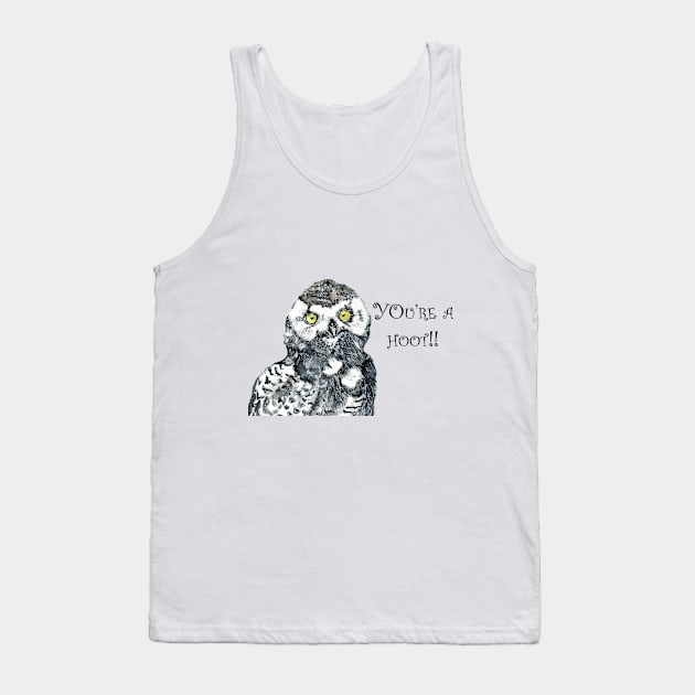 You're a hoot! Tank Top by The Art Aroma